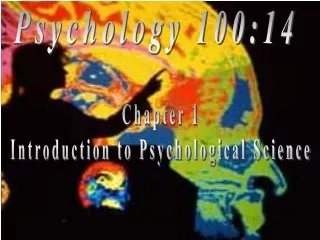 Psychology 100:14