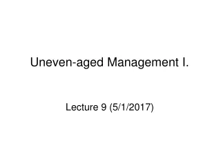 Uneven-aged Management I.