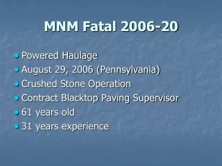MNM Fatal 2006-20