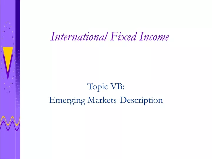 international fixed income
