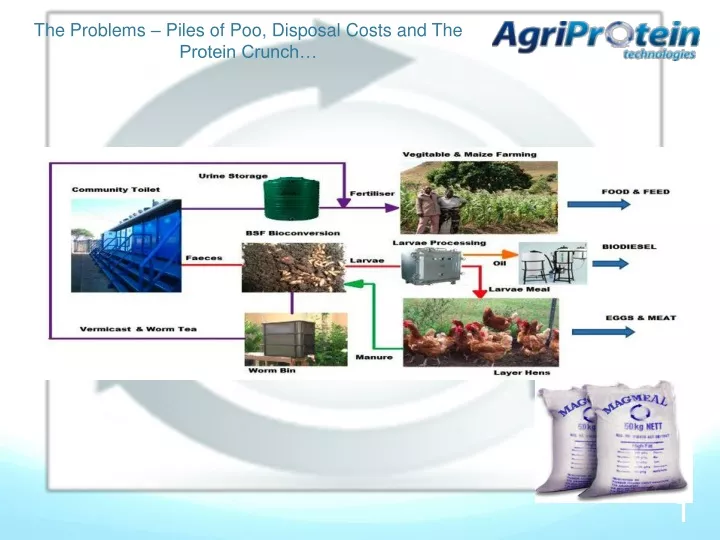 the problems piles of poo disposal costs and the protein crunch