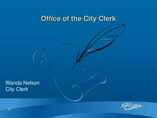 Office of the City Clerk