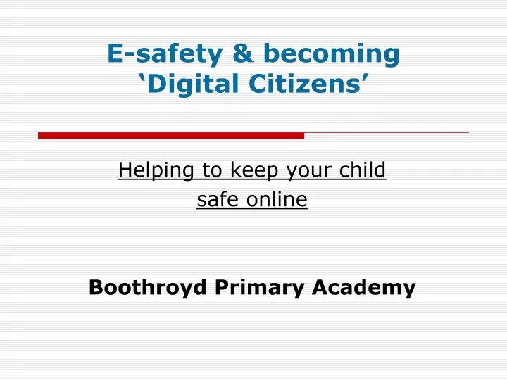 e safety becoming digital citizens