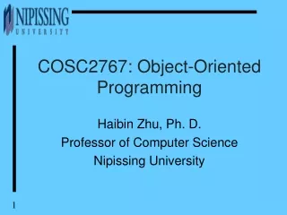 COSC2767: Object-Oriented Programming