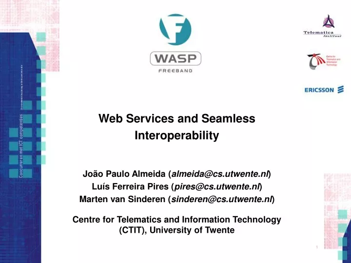web services and seamless interoperability