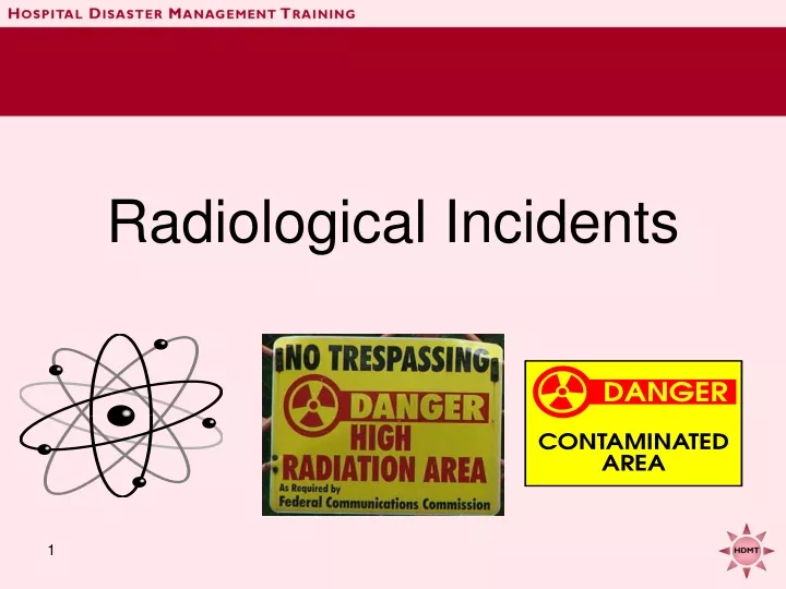 radiological incidents