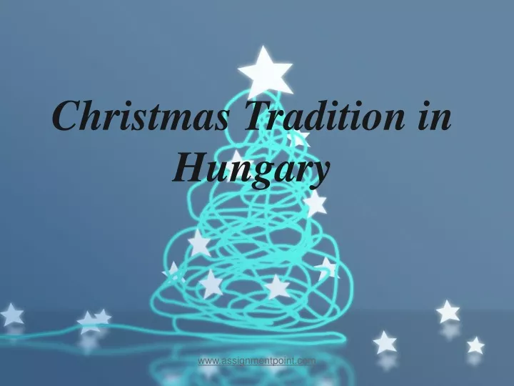 christmas tradition in hungary