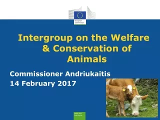 Intergroup on the Welfare &amp; Conservation of Animals