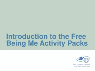 Introduction to the Free Being Me Activity Packs
