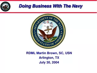 Doing Business With The Navy