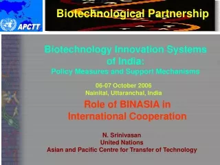 Biotechnological Partnership