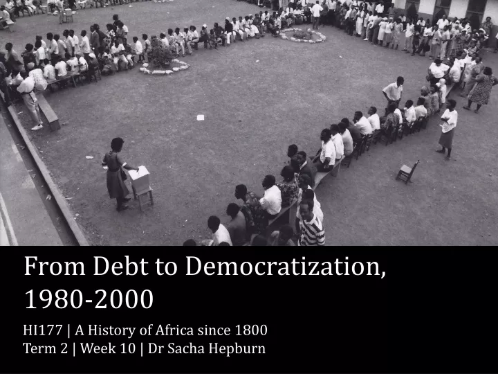 from debt to democratization 1980 2000