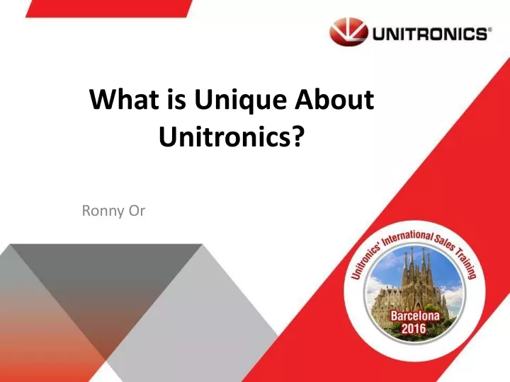 what is unique about unitronics