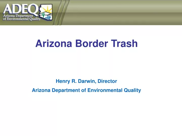 arizona border trash