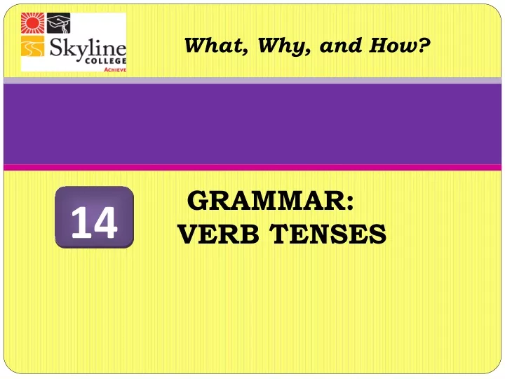 grammar verb tenses