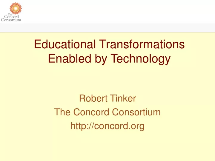 educational transformations enabled by technology