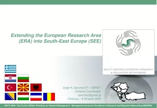 Extending the European Research Area (ERA) into South-East Europe (SEE)
