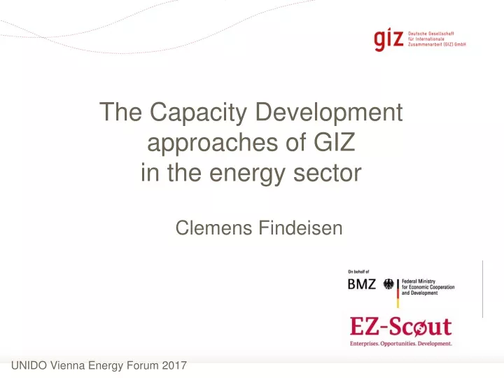 the capacity development approaches of giz in the energy sector