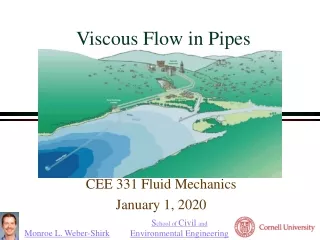 Viscous Flow in Pipes