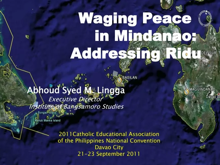 waging peace in mindanao addressing ridu