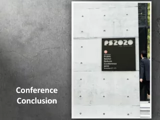Conference Conclusion