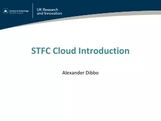 STFC Cloud Introduction