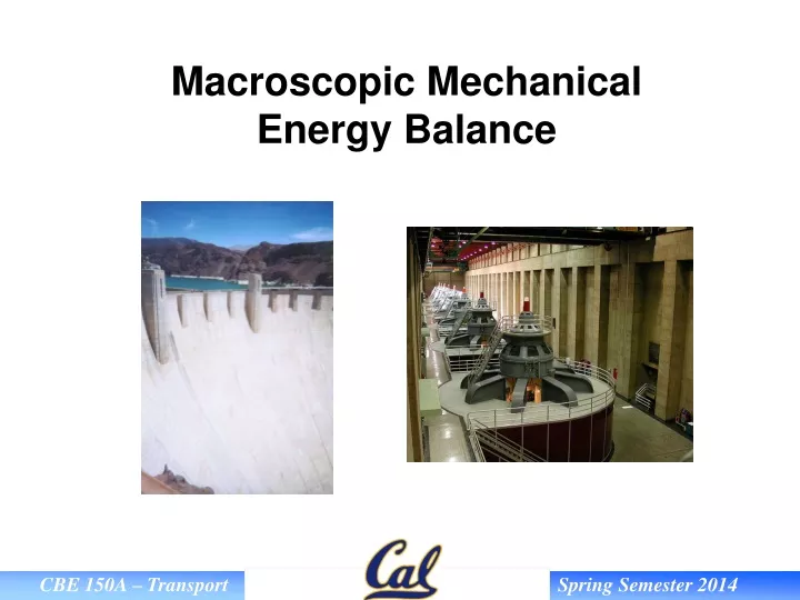 macroscopic mechanical energy balance