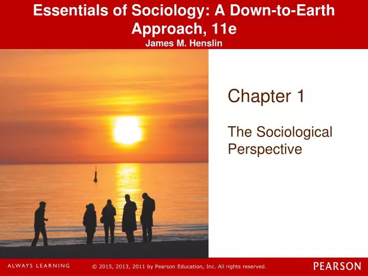 essentials of sociology a down to earth approach 11e james m henslin