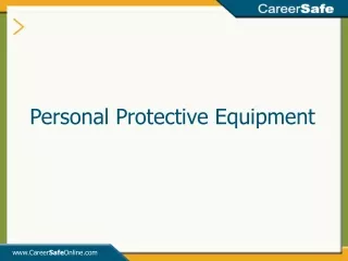 Personal Protective Equipment