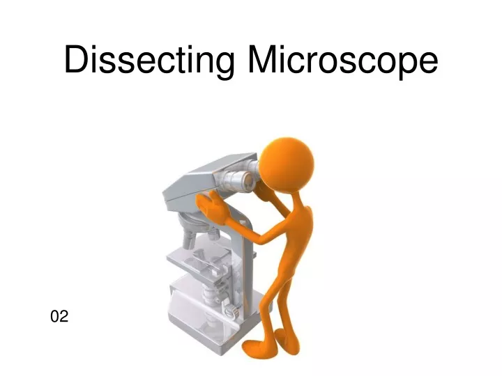 dissecting microscope