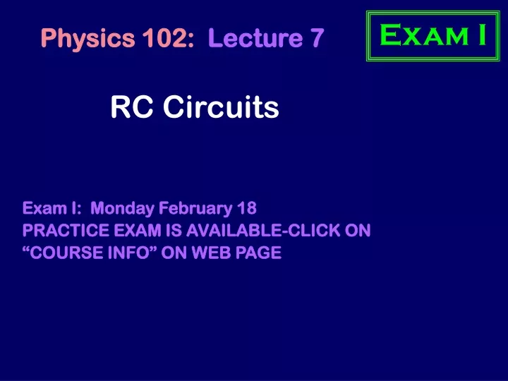 rc circuits