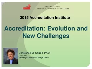 Accreditation: Evolution and New Challenges
