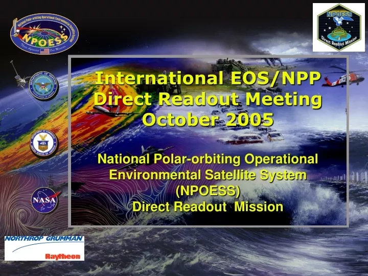 international eos npp direct readout meeting