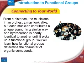 Introduction to Functional Groups