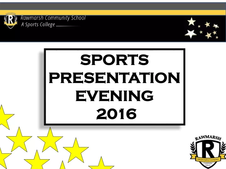 sports presentation evening 2016