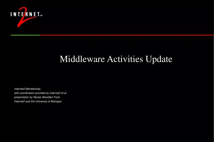 middleware activities update