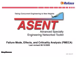Failure Mode, Effects, and Criticality Analysis (FMECA) Last revised 08/10/2005