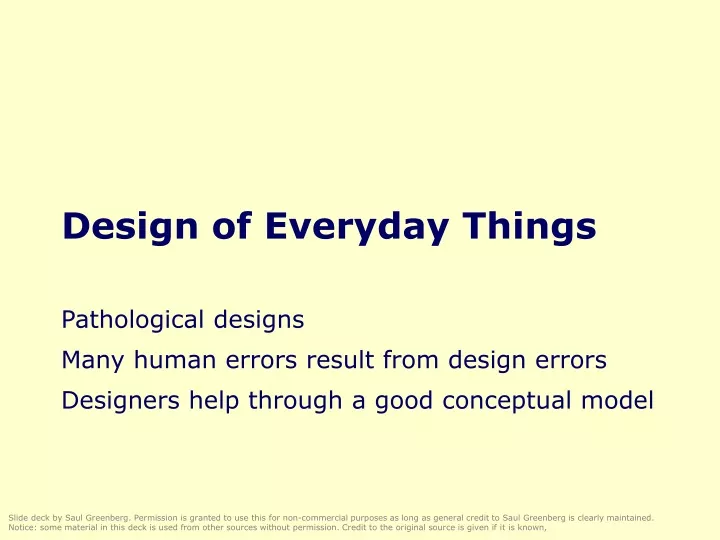 design of everyday things