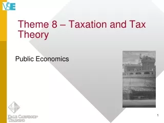 Theme 8  –  Taxation and Tax Theory