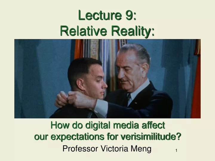 lecture 9 relative reality