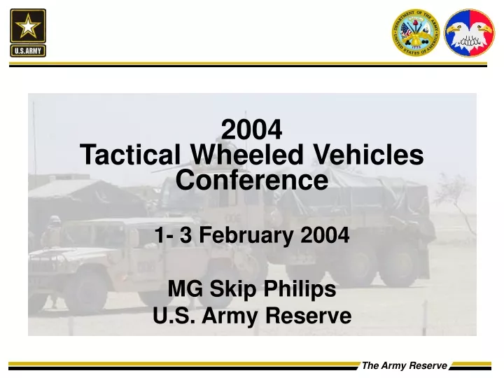 2004 tactical wheeled vehicles conference