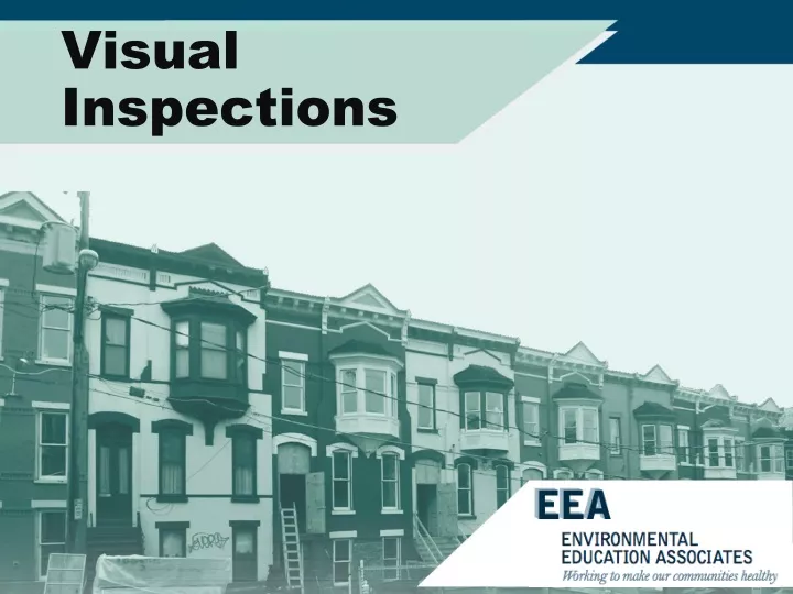 visual inspections