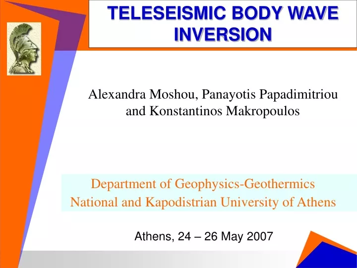 teleseismic body wave inversion