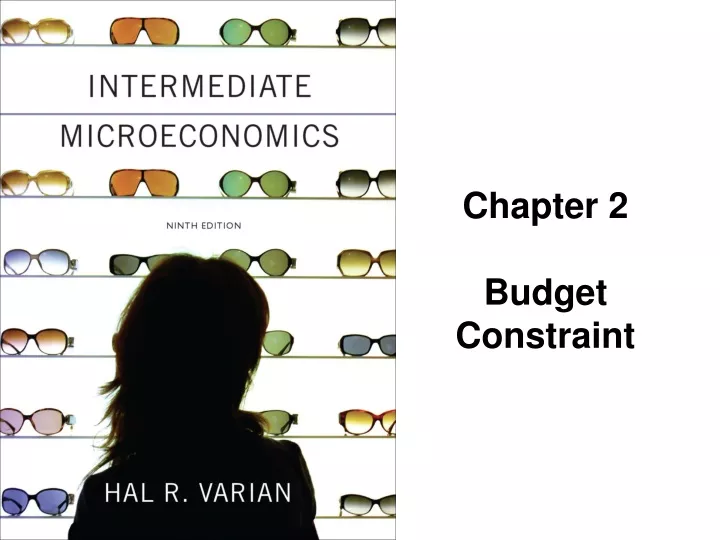 chapter 2 budget constraint