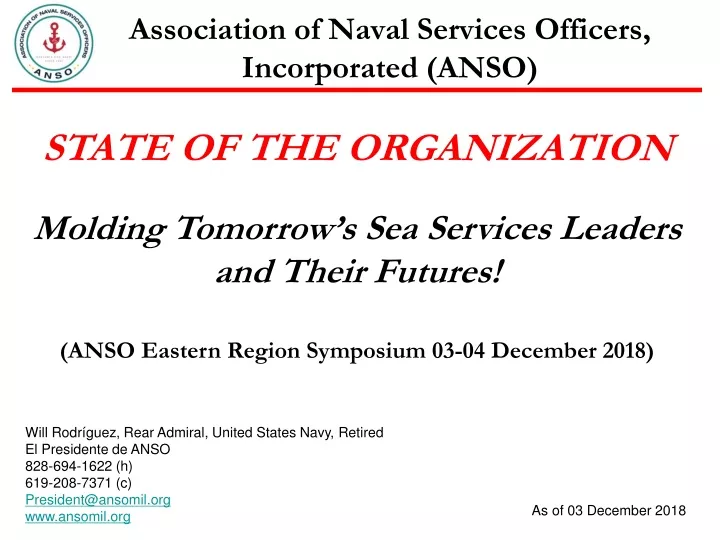 association of naval services officers incorporated anso