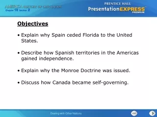 Explain why Spain ceded Florida to the United States.