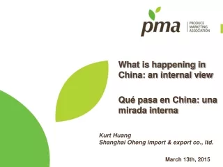 What is happening in China: an internal view Qué pasa en China: una mirada interna