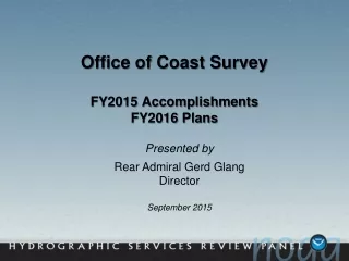 office of coast survey fy2015 accomplishments fy2016 plans