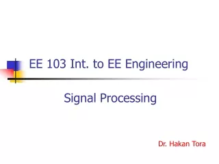 E E  10 3  Int. to EE Engineering