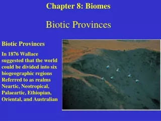Biotic Provinces
